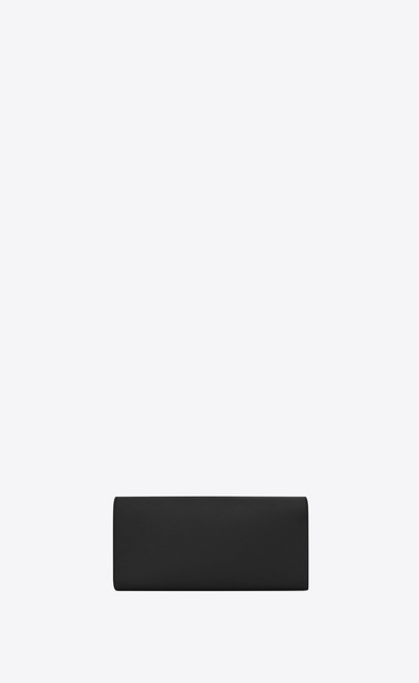 bag small kate clutch nera in pelle a texture